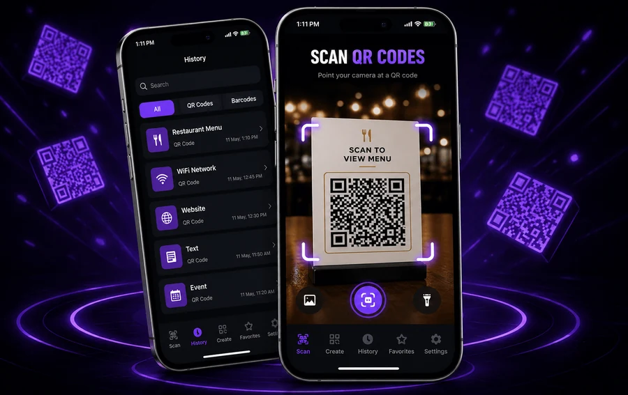 QuickQR app preview