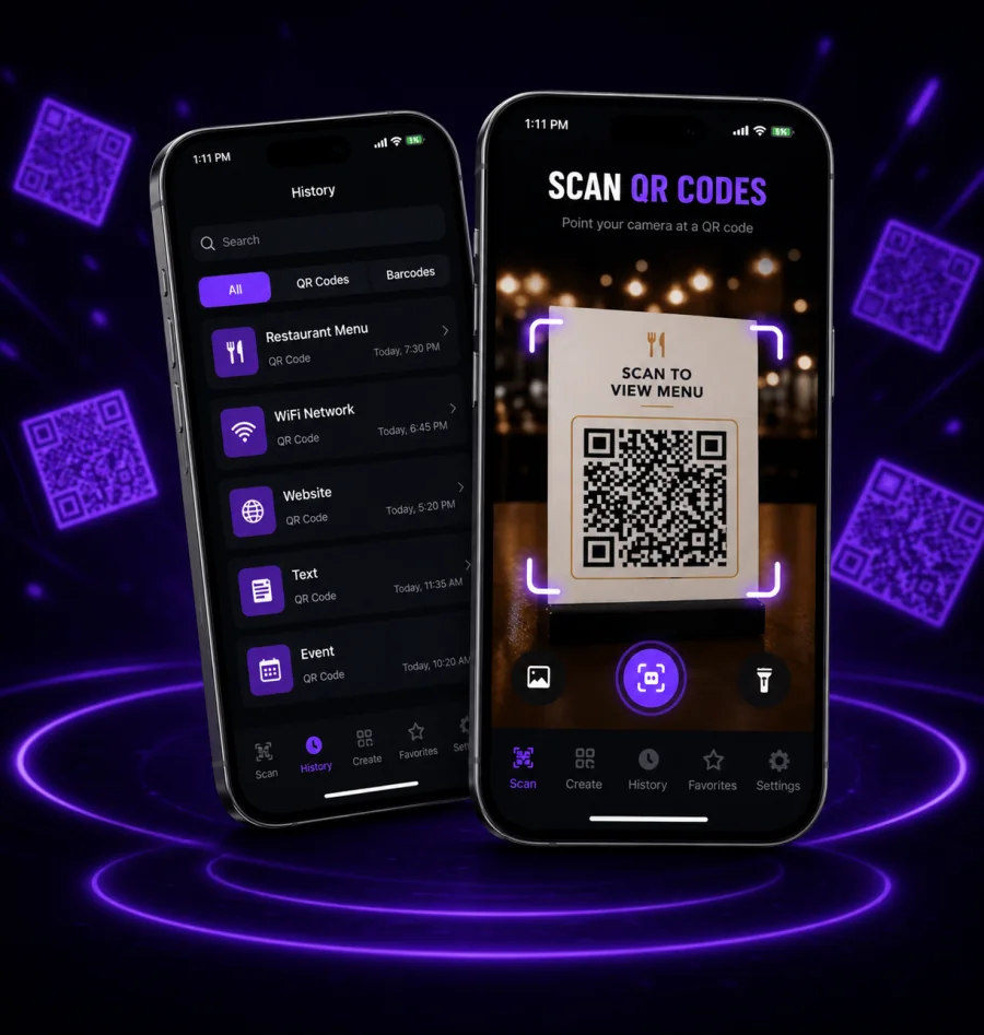 QuickQR app preview